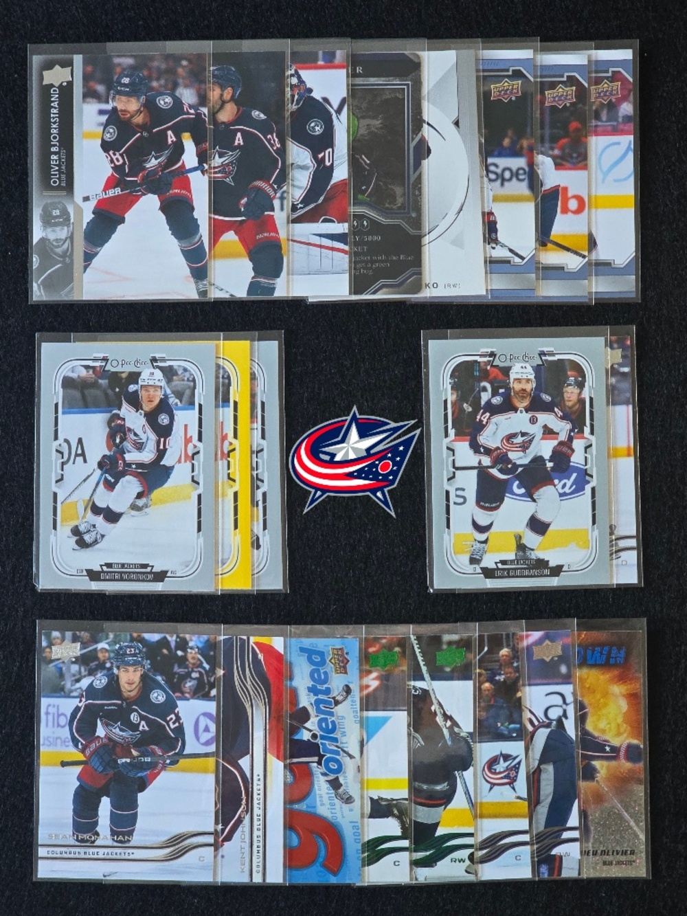 🏒 20+ Columbus Blue Jackets NHL Trading Card Lot